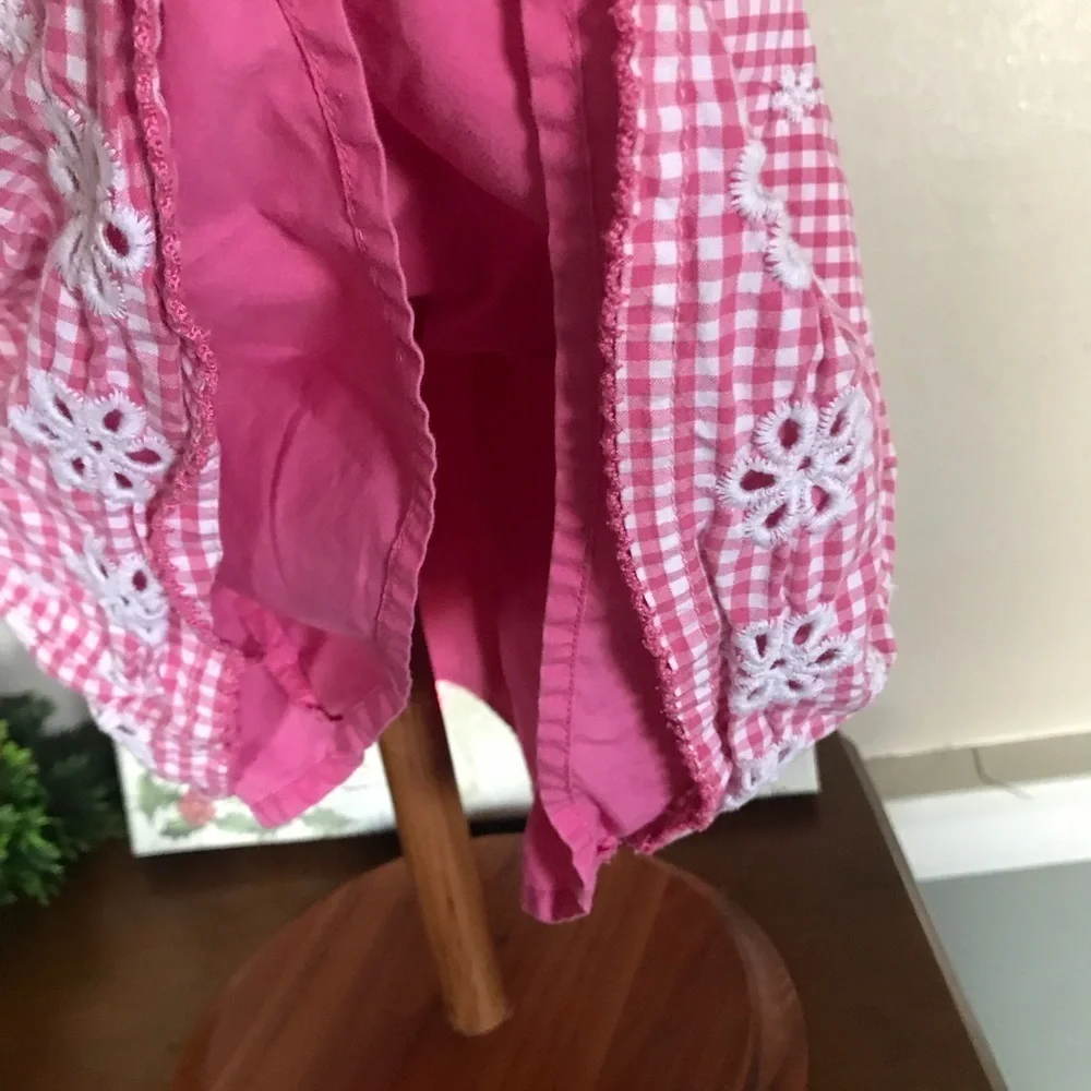 Baby Gap Pink Gingham 2-piece Sleeveless Dress